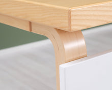 Load image into Gallery viewer, Artek työpöytä 60 x 150 cm koivu / valkoinen