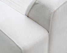 Load image into Gallery viewer, Asko Mykonos 3-istuttava kangassohva vaaleanharmaa