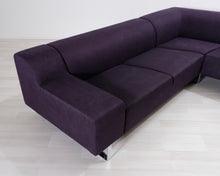 Lataa kuva Galleria-katseluun, 5-istuttava kulmasohva musta