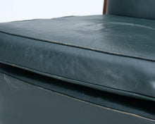 Lataa kuva Galleria-katseluun, Antiikkinen nojatuoli vihreä