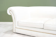 Lataa kuva Galleria-katseluun, 3-istuttava keinonahkasohva valkoinen