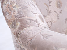 Lataa kuva Galleria-katseluun, 3-istuttava Chippendale sohva vanha roosa