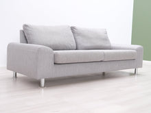 Load image into Gallery viewer, Asko Stella 3-istuttava kangassohva harmaa