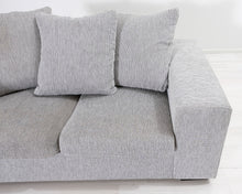 Lataa kuva Galleria-katseluun, 2-istuttava kangassohva harmaa