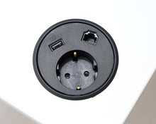 Lataa kuva Galleria-katseluun, Sähköpöytä valkoinen