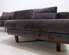 Load image into Gallery viewer, 4-istuttava divaanisohva harmaa