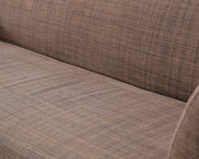 Lataa kuva Galleria-katseluun, Adea Camp 2,5-istuttava kangassohva ruskea