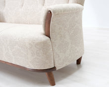 Load image into Gallery viewer, 3-istuttava kangassohva beige