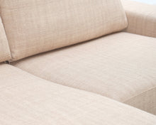 Load image into Gallery viewer, Asko 2-istuttava kangassohva beige