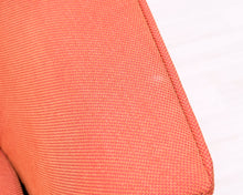 Lataa kuva Galleria-katseluun, 3-istuttava kangassohva oranssi