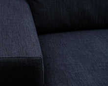 Lataa kuva Galleria-katseluun, 3-istuttava kangassohva sininen