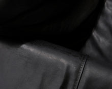 Lataa kuva Galleria-katseluun, 3-istuttava nahkasohva musta