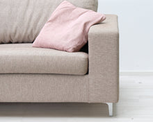 Lataa kuva Galleria-katseluun, 5-istuttava kulmasohva beige