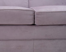 Load image into Gallery viewer, Asko 3-istuttava kangassohva harmaa