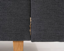 Lataa kuva Galleria-katseluun, 3-istuttava kangassohva harmaa