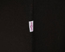 Lataa kuva Galleria-katseluun, 3-istuttava kangassohva musta