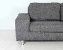 Load image into Gallery viewer, Asko 2-istuttava kangassohva harmaa