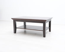 Lataa kuva Galleria-katseluun, Tummaksi petsattu sohvapöytä