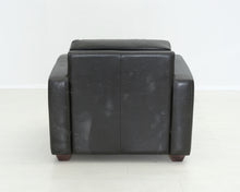 Lataa kuva Galleria-katseluun, Antiikkinahkainen nojatuoli