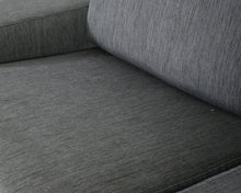 Load image into Gallery viewer, Asko 2-istuttava kangassohva harmaa