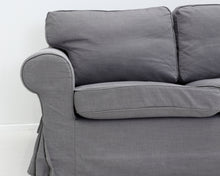 Lataa kuva Galleria-katseluun, Ektorp 2-istuttava sohva harmaa