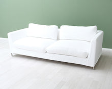 Lataa kuva Galleria-katseluun, 3-istuttava Valanti sohva valkoinen