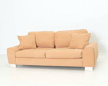 Load image into Gallery viewer, Asko Kielo 2,5-istuttava kangassohva ruskea