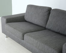 Load image into Gallery viewer, Asko 2-istuttava kangassohva harmaa