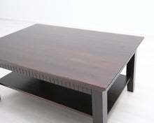 Lataa kuva Galleria-katseluun, Tummaksi petsattu sohvapöytä