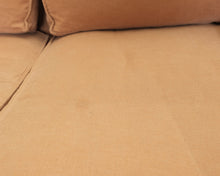 Load image into Gallery viewer, Asko Kielo 2,5-istuttava kangassohva ruskea