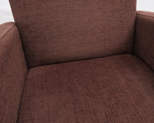 Load image into Gallery viewer, Asko nojatuoli rahilla tummanruskea