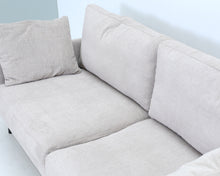 Load image into Gallery viewer, Asko Sofia 2-istuttava kangassohva beige