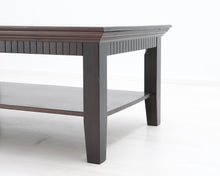 Lataa kuva Galleria-katseluun, Tummaksi petsattu sohvapöytä