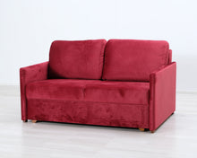 Lataa kuva Galleria-katseluun, 2-istuttava vuodesohva punainen