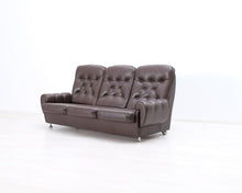 Lataa kuva Galleria-katseluun, 70-luvun nahkasohva