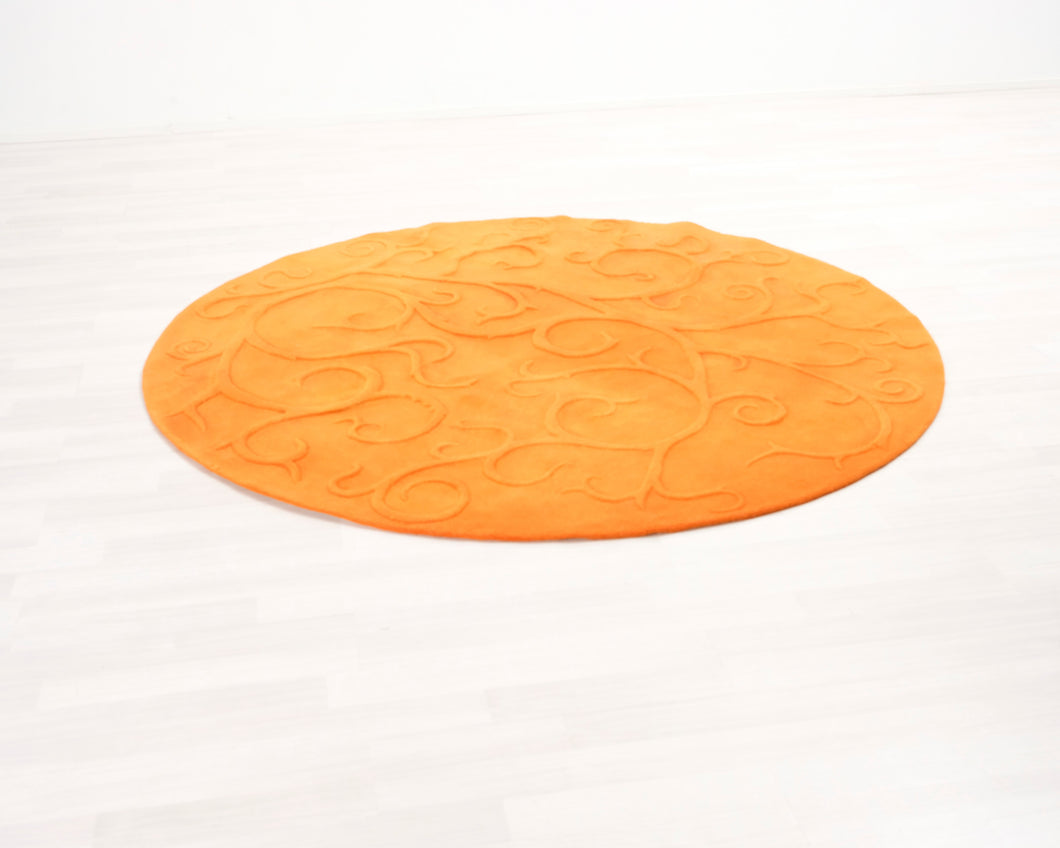 A-Carpet Snooze villamatto ø 220 cm oranssi