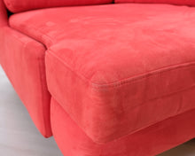 Load image into Gallery viewer, Asko 4-istuttava kangassohva punainen
