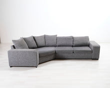 Lataa kuva Galleria-katseluun, 4-istuttava kangassohva harmaa
