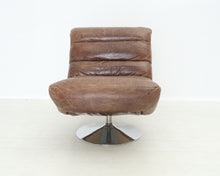 Load image into Gallery viewer, Artwood Hash lepotuoli ruskeaa nahkaa
