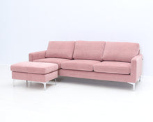 Load image into Gallery viewer, Asko AVEC L sohva rahilla vaaleanpunainen
