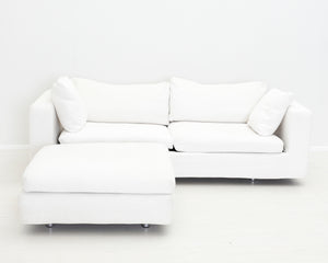HT Collection sohva rahilla valkoinen