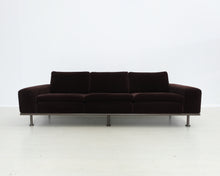 Ladda upp bild till gallerivisning, Yrjö Kukkapuro Variatio 3-istuttava sohva tummanruskea
