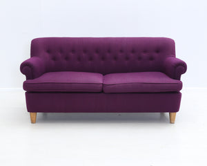 60-luvun vintage sohva violetti
