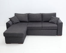 Load image into Gallery viewer, Askon divaanisohva vuodeominaisuudella tummanharmaa
