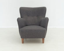 Load image into Gallery viewer, Asko Helena nojatuoli tummanharmaa
