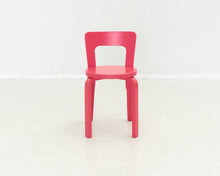 Lataa kuva Galleria-katseluun, Artek 65 ruokatuoli punainen
