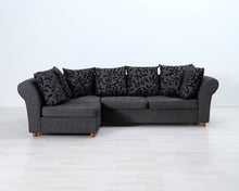 Lataa kuva Galleria-katseluun, 4-istuttava kangassohva harmaa
