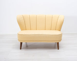 Vintage sohva keltainen