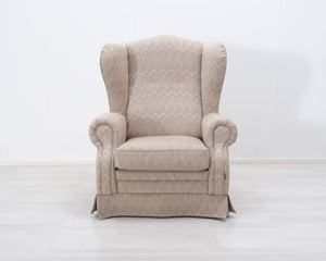 Furninova kangasnojatuoli beige