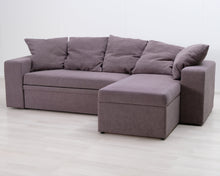 Lataa kuva Galleria-katseluun, 3-istuttava vuodesohva divaanilla harmaa
